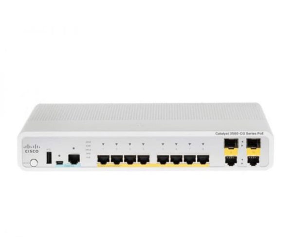 سوئیچ سیسکو ۸ پورت مدل WS-C3560CG-8PC-S