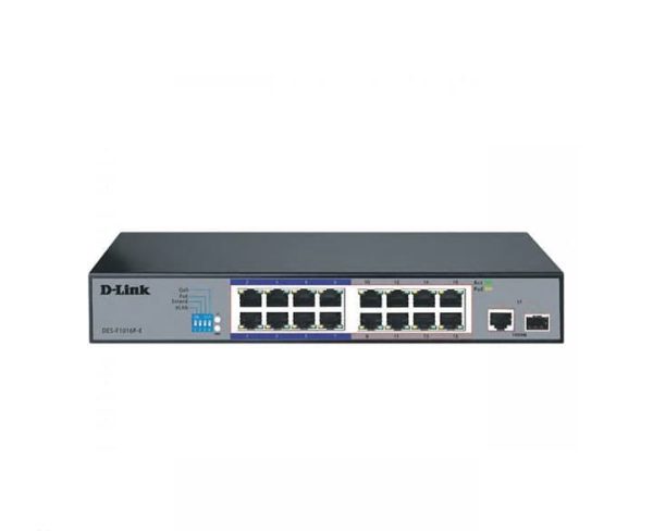 سوئیچ دی لینک ۱۶ پورت مدل DES-F1016P-E