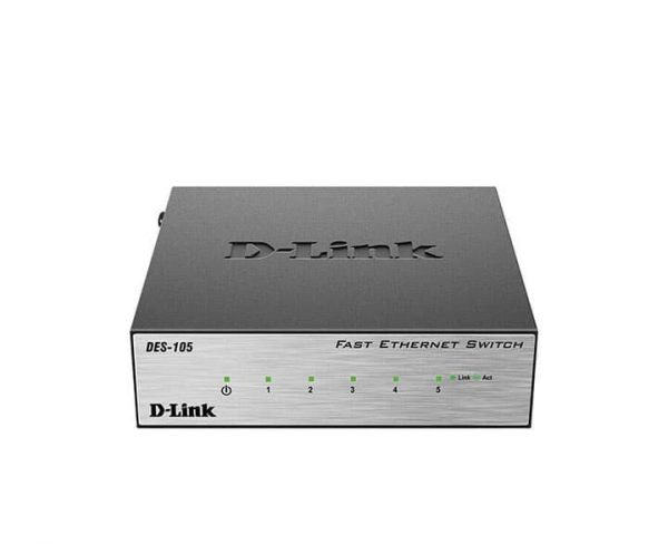 سوئیچ دی لینک ۵ پورت مدل DES-105/E